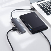 Ugreen USB-C Hub 4-port - 4-портов USB-C хъб за компютри и лаптопи (тъмносив) 6