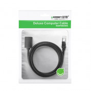 Ugreen Ethernet Extension Cable RJ45 Cat 6 FTP 1000 Mbps - удължителен Ethernet кабел (50 см) (черен) 3