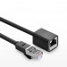 Ugreen Ethernet Extension Cable RJ45 Cat 6 FTP 1000 Mbps - удължителен Ethernet кабел (50 см) (черен) 3
