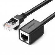 Ugreen Ethernet Extension Cable RJ45 Cat 6 FTP 1000 Mbps - удължителен Ethernet кабел (50 см) (черен)