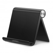 Ugreen Multi-Angle Adjustable Portable Stand - преносима сгъваема поставка за таблети и смартфони (черен)