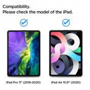 Spigen Oleophobic Coated Tempered Glass GLAS.tR - най-висок клас стъклено защитно покритие за дисплея на iPad Air 4, iPad Pro 11 (2020) 9