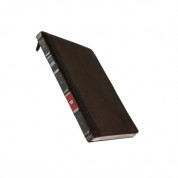 TwelveSouth BookBook V2 Leather Case - уникален кожен калъф с отделение за Apple Pencil за iPad Pro 12.9 (2020) (кафяв)