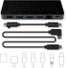 TwelveSouth StayGo USB-C Hub - мултифункционален хъб с Ethernet, HDMI, USB-C, USB 3.0 и четец за карти за MacBook (черен) 3