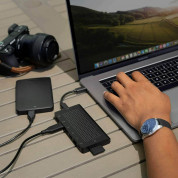 TwelveSouth StayGo USB-C Hub - мултифункционален хъб с Ethernet, HDMI, USB-C, USB 3.0 и четец за карти за MacBook (черен) 4