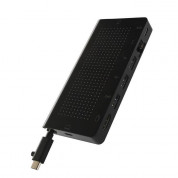 TwelveSouth StayGo USB-C Hub - мултифункционален хъб с Ethernet, HDMI, USB-C, USB 3.0 и четец за карти за MacBook (черен) 1