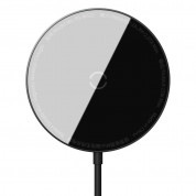 Baseus Simple Mini Magnetic Wireless Charger 15W (WXJK-F01) (black) 6