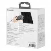 Baseus Simple Mini Magnetic Wireless Charger 15W (WXJK-F01) - поставка (пад) за безжично зареждане за iPhone с Magsafe и Qi съвместими устройства (черен) 15