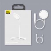 Baseus Comfort Reading Charging Uniform Light Hose Desk Lamp (DGYR-02) - настолна LED лампа с гъвкаво рамо (бяла светлина) 15