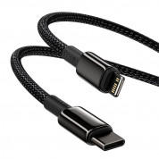 Baseus Tungsten Gold Lightning to USB-C PD 20W Data Cable (CATLWJ-01) - PD 20W USB-C към Lightning кабел за Apple устройства с Lightning порт (100 см) (черен) 4