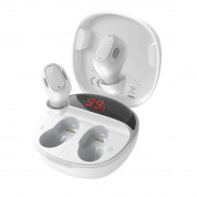 Baseus Encok WM01 Plus TWS In-Ear Bluetooth Earphones (NGWM01P-02) - безжични блутут слушалки със зареждащ кейс за мобилни устройства (бял)