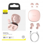 Baseus Encok WM01 Plus TWS In-Ear Bluetooth Earphones (NGWM01P-04) (pink) 9