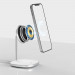 Baseus Magnetic Wireless Qi Charging Stand 15W (WXSW-01) - поставка (пад) за безжично зареждане за iPhone с Magsafe (черен)	 11