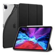 ESR Rebound Slim Case - полиуретанов калъф с поставка за iPad Pro 12.9 (2020), iPad Pro 12.9 (2018) (черен)