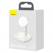 Baseus Magnetic Wireless Qi Charging Stand 15W (WXSW-02) (white) 18
