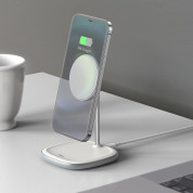 Baseus Magnetic Wireless Qi Charging Stand 15W (WXSW-02) (white) 9