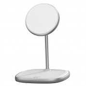 Baseus Magnetic Wireless Qi Charging Stand 15W (WXSW-02) (white) 5