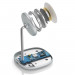 Baseus Magnetic Wireless Qi Charging Stand 15W (WXSW-02) - поставка (пад) за безжично зареждане за iPhone с Magsafe (бял) 14