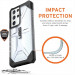 Urban Armor Gear Plasma Case - удароустойчив хибриден кейс за Samsung Galaxy S21 Ultra (прозрачен) 2