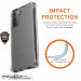 Urban Armor Gear Plyo Case - удароустойчив хибриден кейс за Samsung Galaxy S21 Plus (прозрачен) 2