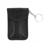 Vennus Car Keys Leather Pouch - ключодържател с джоб (черен)
