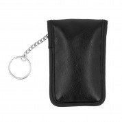 Vennus Car Keys Leather Pouch RFID - ключодържател с джоб с RFID защита (черен) 2
