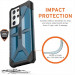 Urban Armor Gear Plasma Case - удароустойчив хибриден кейс за Samsung Galaxy S21 Ultra (син) 2