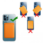 Tel Protect MagPocket - кожен портфейл (джоб) за прикрепяне към iPhone 12 mini, iPhone 12, iPhone 12 Pro, iPhone 12 Pro Max (черен) 4