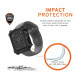 Urban Armor Gear Watch Case - удароустойчив хибриден кейс за Apple Watch 44мм (черен) 11