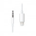 Apple Lightning to 3.5mm Audio Cable - оригинален 3.5 мм аудио кабел към Lightning (бял) 1