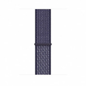Apple Watch Nike Band Purple Pulse Sport Loop - оригинална текстилна каишка за Apple Watch 42мм, 44мм (лилав)