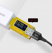 Baseus Rapid 3-in-1 USB Cable (CAMLT-SU01) - универсален USB кабел с Lightning, microUSB и USB-C конектори (120 см) (черен) 10