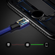 Baseus Rapid 3-in-1 USB Cable (CAMLT-SU01) - универсален USB кабел с Lightning, microUSB и USB-C конектори (120 см) (черен) 9