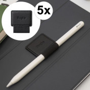 Ringke Pen Holder 5x Pen Loop - комплект от 5 броя самозалепващи държачи за Apple Pencil и писалки (черен)