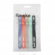 Ringke Set 10 x Silicone Strap Cable Organizer organizer cable clip tie (multicolour)  8