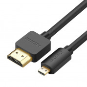 Ugreen HDMI to micro HDMI cable 2.0v 4K 60Hz - HDMI към microHDMI кабел (150 см) (черен)