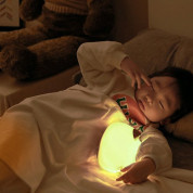 Baseus Silicone Night LED Light Doggie (DGAM-B02) - силиконова детска нощна лампа с три вида светлина (бял) 6