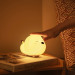 Baseus Silicone Night LED Light Doggie (DGAM-B02) - силиконова детска нощна лампа с три вида светлина (бял) 5