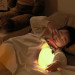 Baseus Silicone Night LED Light Kitty (DGAM-A02) - силиконова детска нощна лампа с три вида светлина (бял) 11