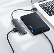 Ugreen USB-A 3.2 Gen 1 Hub 4-port CM219 with microUSB power port (gray) 6