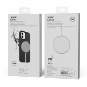 WK Design USB-C Mini Magnetic Wireless Qi Charger 15W - поставка (пад) за безжично зареждане за iPhone с Magsafe (сребрист) 6