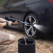 Baseus Portable Electric Car Wash Spray Nozzle (CRDDSQ-01) - преносима електрическа помпа за вода за почистване на автомобил (черен) 6