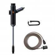 Baseus Portable Electric Car Wash Spray Nozzle (CRDDSQ-01) - преносима електрическа помпа за вода за почистване на автомобил (черен) 10