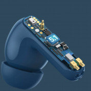 Baseus SIMU S1 Pro TWS ANC Headset (NGS1P-0A) - безжични Bluetooth слушалки със зареждащ кейс за мобилни устройства (тъмносив) 10