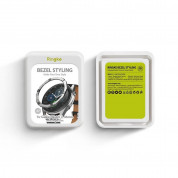 Ringke Bezel Styling Stainless Steel - рамка от неръждаема стомана с висока степен на защита за Samsung Galaxy Watch 3 45мм (сребрист) 9