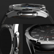 Ringke Bezel Styling Stainless Steel - рамка от неръждаема стомана с висока степен на защита за Samsung Galaxy Watch 3 45мм (сребрист) 7