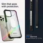 Spigen Nitro Force Case - хибриден кейс с най-висока степен на защита за iPhone 12, iPhone 12 Pro (черен) 2