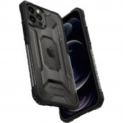 Spigen Nitro Force Case - хибриден кейс с най-висока степен на защита за iPhone 12, iPhone 12 Pro (черен) 1
