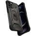 Spigen Nitro Force Case - хибриден кейс с най-висока степен на защита за iPhone 12 Pro Max (черен) 2
