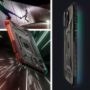 Spigen Nitro Force Case - хибриден кейс с най-висока степен на защита за iPhone 12 Pro Max (черен) 4